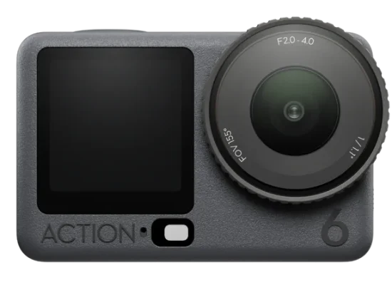 كاميرا أكشن DJI Osmo Action 6 Adventure Combo بمستشعر مربع 1/1.1 إنش، فتحة عدسة متغيرة، 4K بمعدل إطارات مرتفع، شاشتي لمس، أسود - Thumbnail 11