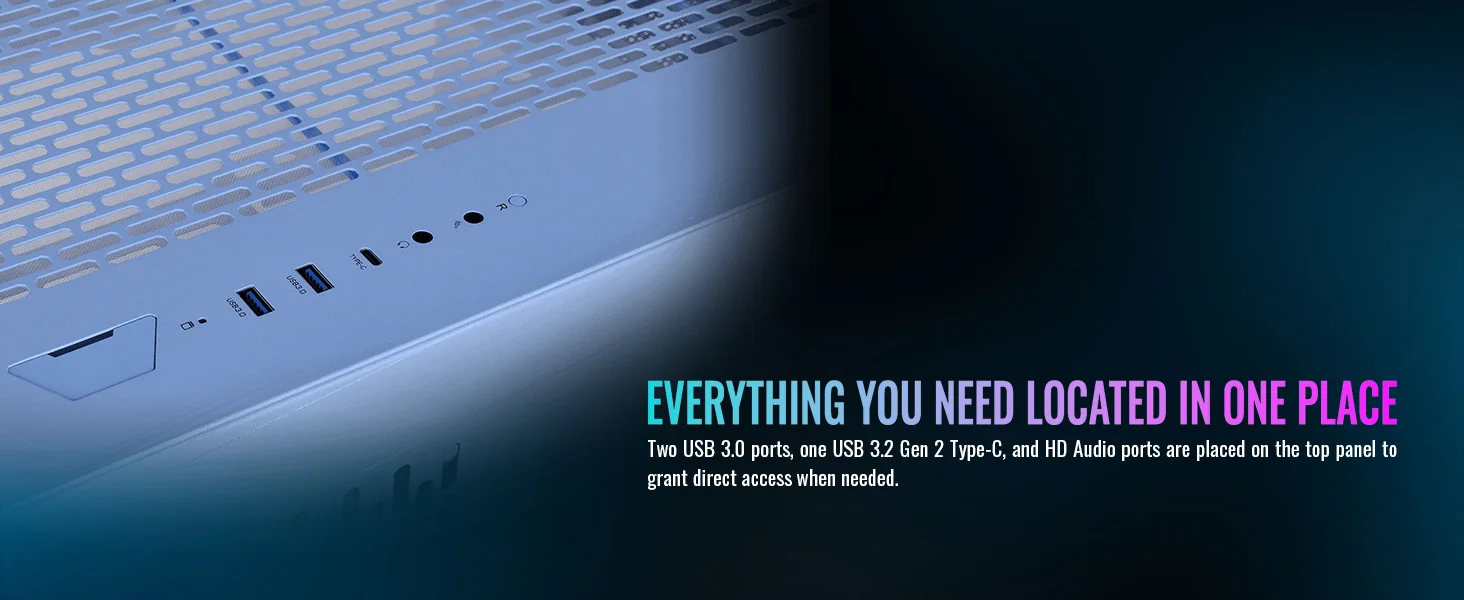 Thermaltake CTE E600 MX E-ATX Mid-Tower Case with 400mm PCIe 4.0 Riser Cable - Hydrangea Blue - Thumbnail 18