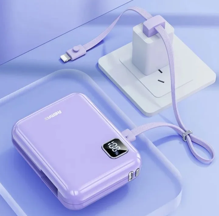 Remax Sucha Series 10000mAh Power Bank with 22.5W Fast Charging & 18W PD - Thumbnail 6