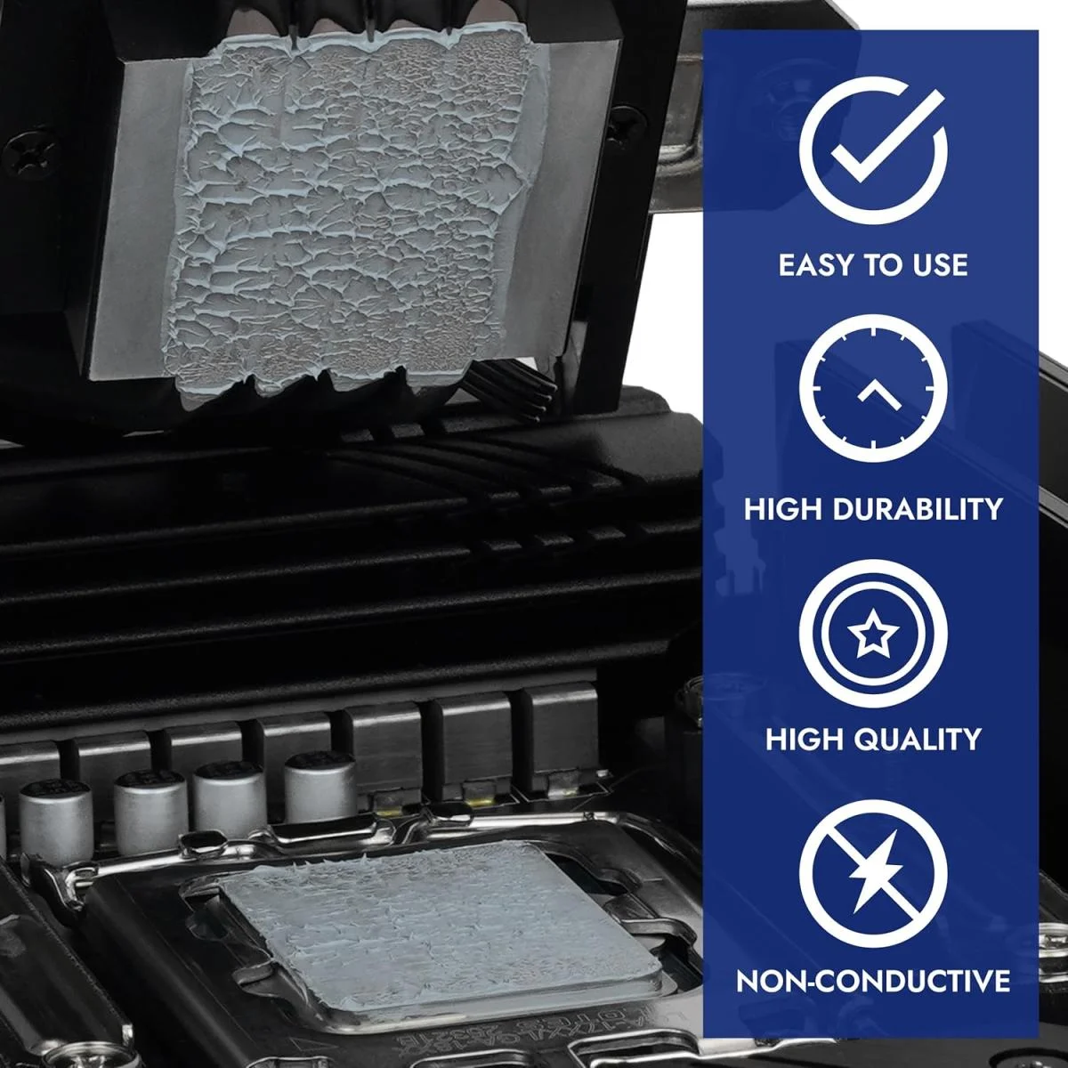 معجون حراري Thermal Grizzly Polartherm X8 بوزن 5 غ للمعالج وكرت الشاشة غير موصل للكهرباء - Image 3
