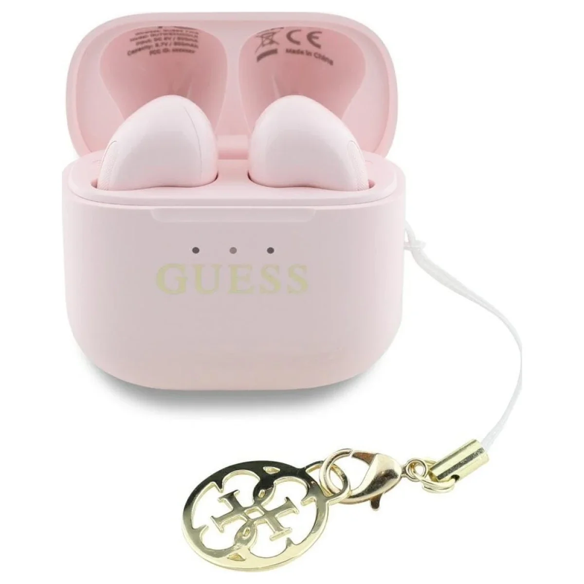 Guess GUTWSXMCCLP TWS Earphones Bluetooth 5.4 - Pink - Image 2
