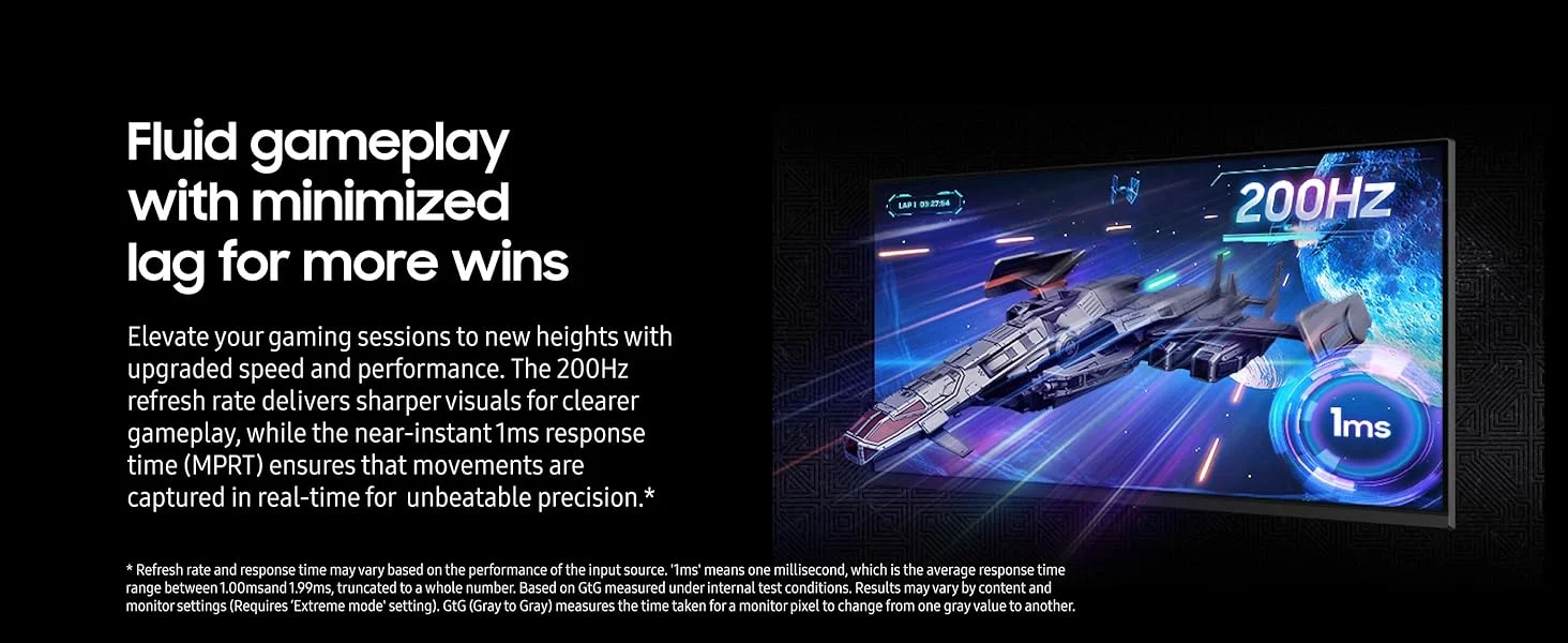 Samsung Odyssey G5 G53F 27-Inch QHD IPS Gaming Monitor, 200Hz, 1ms - Thumbnail 17