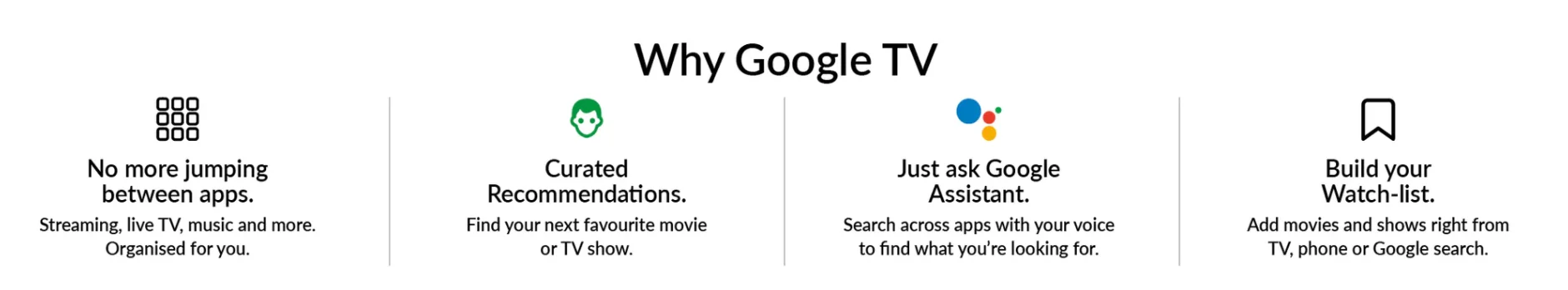 جهاز بث QVWI Q3 Google TV بدقة 4K UHD مع سعة تخزين 32GB وجهاز تحكم صوتي - Thumbnail 7