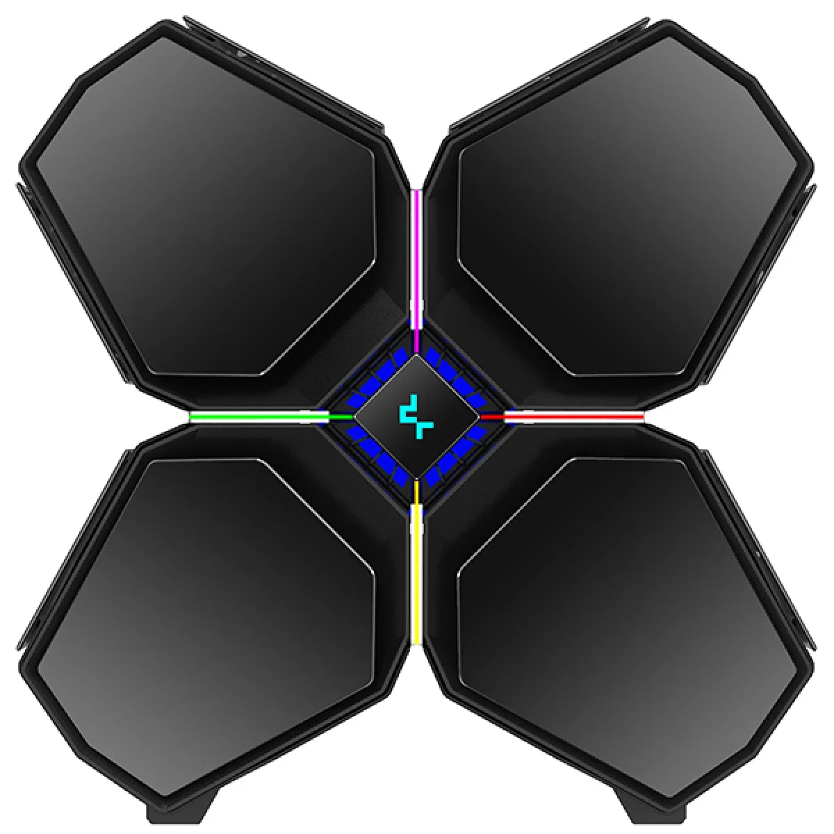 DeepCool QUADSTELLAR INFINITY ATX Aluminum RGB Gaming Case - Image 2