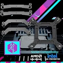 مبرد هوائي للمعالج Cooler Master Hyper 622 Halo مزدوج البرج مع مروحتي Halo² ARGB و6 أنابيب حرارية، أبيض - Image 13