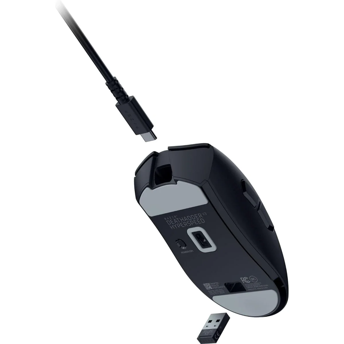 Razer DeathAdder V3 HyperSpeed Wireless Gaming Mouse, 55g, 26K DPI, Black - Thumbnail 10
