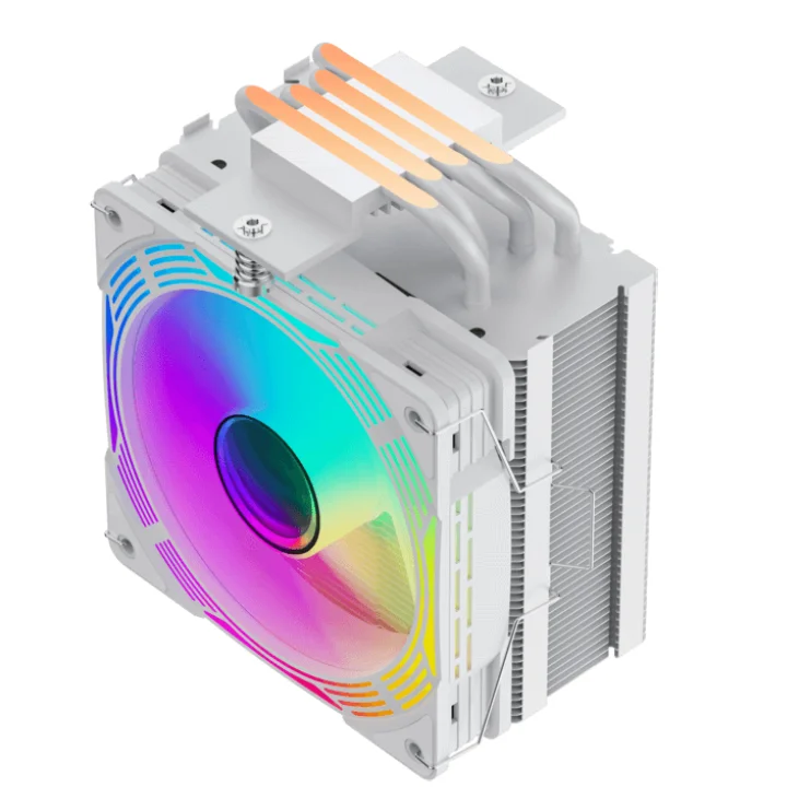 مبرد معالج هوائي GameMax ICE Force بتصميم برجي أبيض، TDP 200W - Image 8