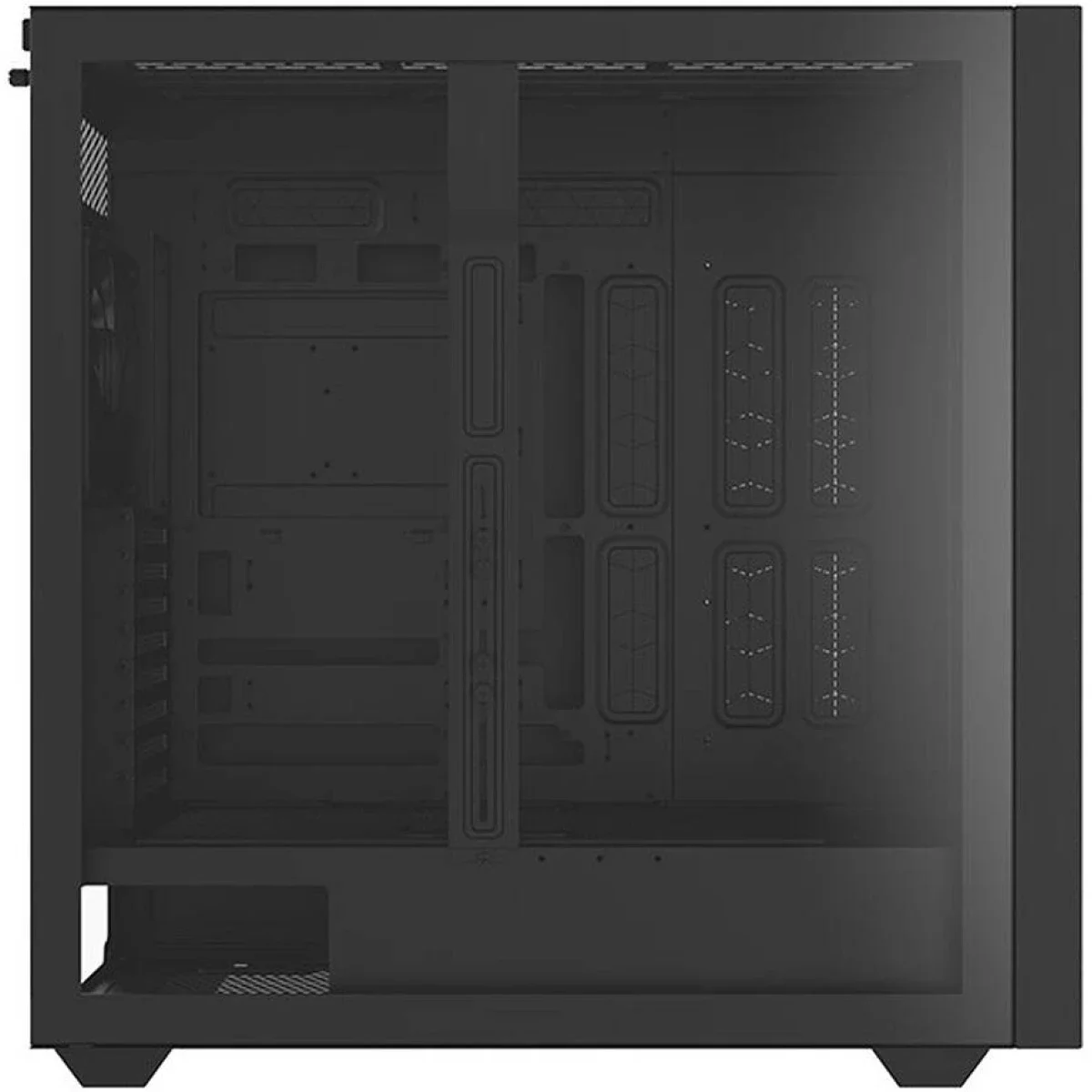 Thermaltake AX500 Full Tower PC Case with 4x 140mm Fans, 420mm Radiator Support, Black - Image 3