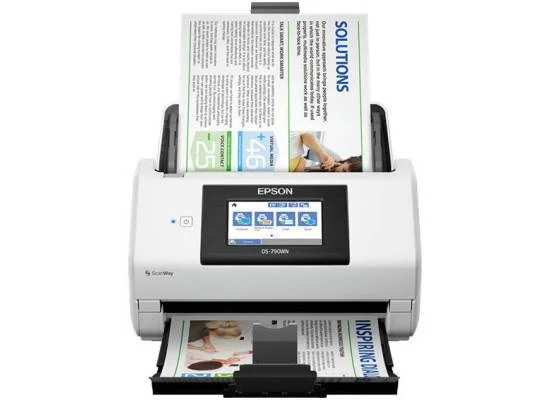 ماسح مستندات شبكي EPSON WorkForce DS-790WN بسرعة 45 PPM أحادي و90 IPM مزدوج و600 DPI - Thumbnail 7