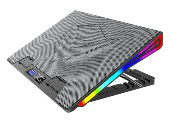 Meetion CP5050 RGB Gaming Laptop Cooling Pad for 9-19 Inch Laptops with XL Fan & Dual USB