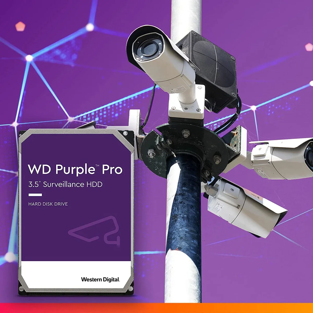 Western Digital WD8001PURP WD Purple 8TB Surveillance Hard Drive 3.5-inch SATA 7200 RPM 256MB Cache - Image 3