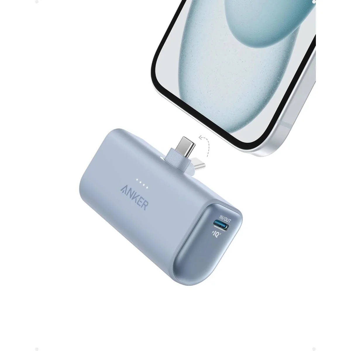 باور بانك Anker Nano A1653 بسعة 5000mAh وشحن 22.5W مع موصل USB-C مدمج - Image 2