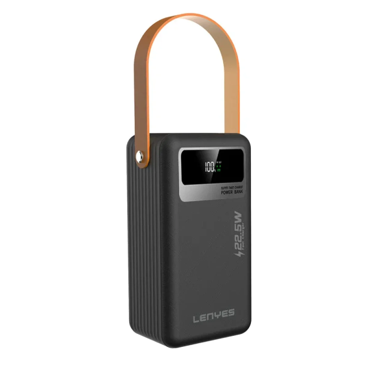 بطارية محمولة Lenyes PX691D بسعة 60000mAh وشحن سريع 22.5W أسود - Thumbnail 3