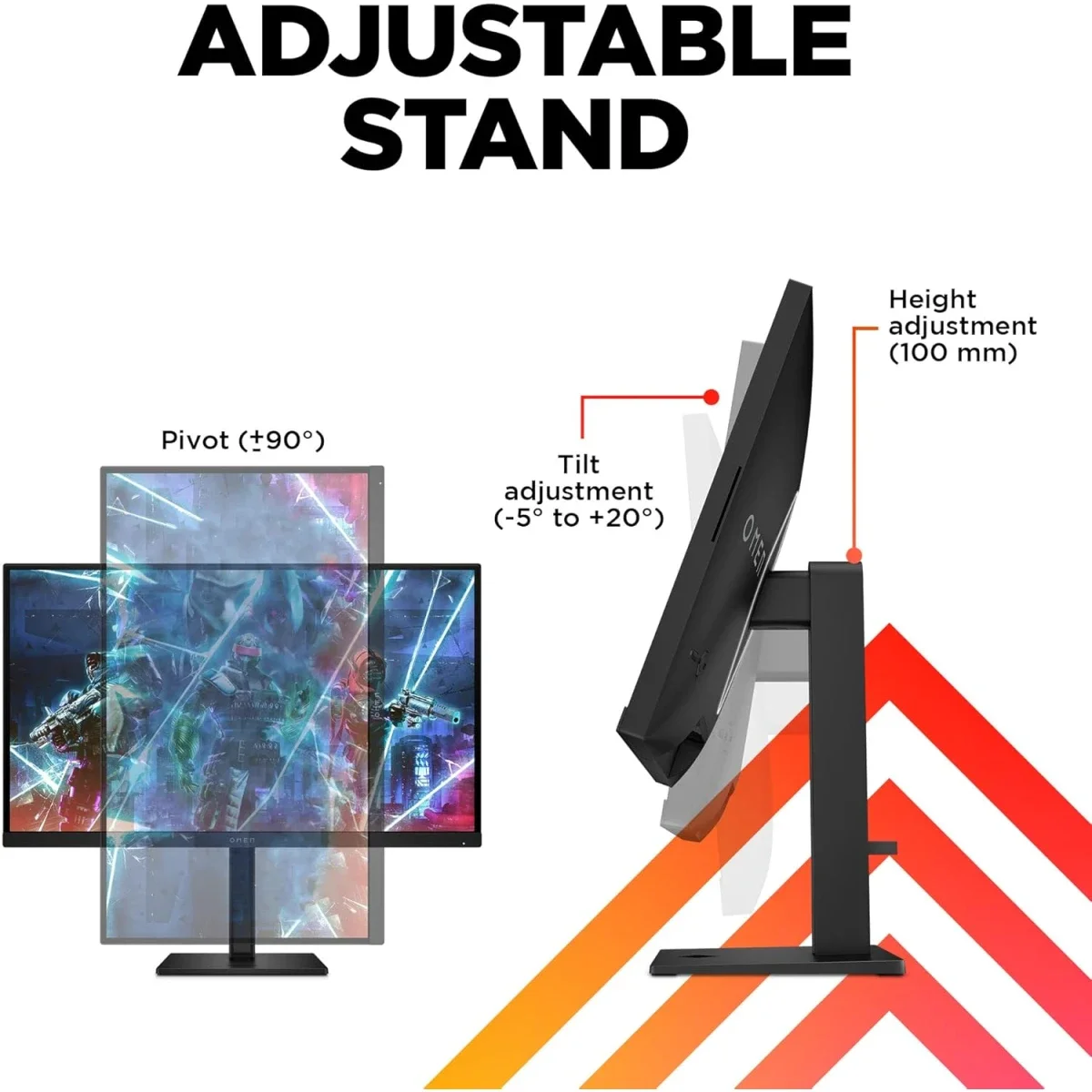 شاشة HP OMEN 27s للألعاب 27 إنش FHD Fast IPS، 240 هرتز، 1 مللي ثانية، HDR 400 - Image 4