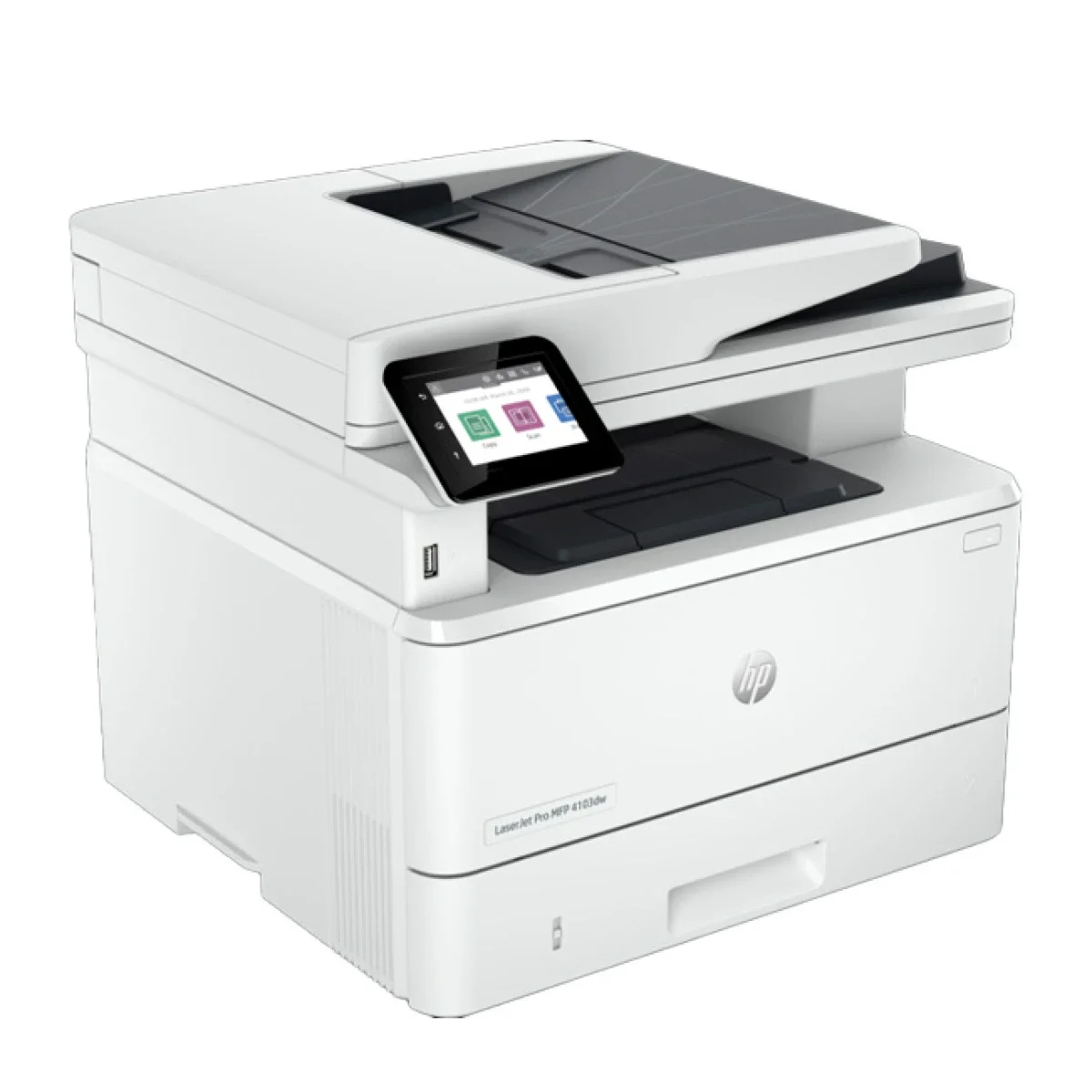 طابعة ليزر متعددة الوظائف HP LaserJet Pro MFP 4103dw أحادية اللون (2Z627A) - Thumbnail 3