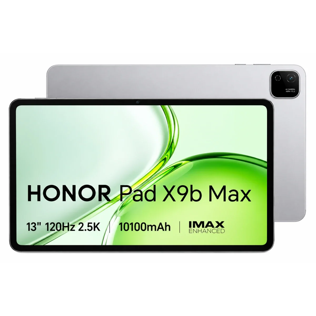 تابلت HONOR Pad X9b Max (2026) مقاس 13.0 إنش بتردد 120Hz، واي فاي، رام 6GB وتخزين 128GB، رمادي مع غطاء Flip Cover مجاني - Thumbnail 2