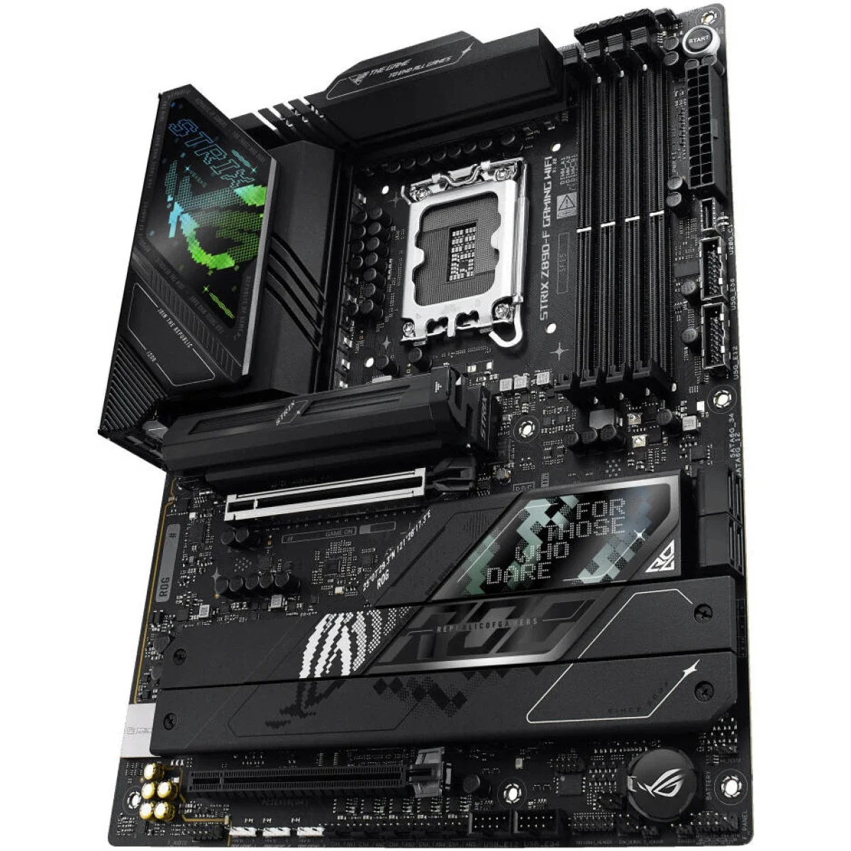 Asus ROG Strix Z890-F Gaming WiFi 7 ATX Motherboard, DDR5, LGA 1851, PCIe 5.0 - Thumbnail 3