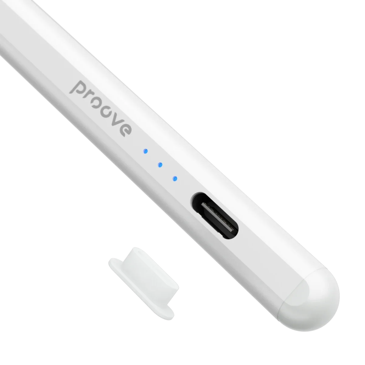 قلم ستايلس Proove Magic Wand ASP-01 نشط بشحن USB-C، أبيض