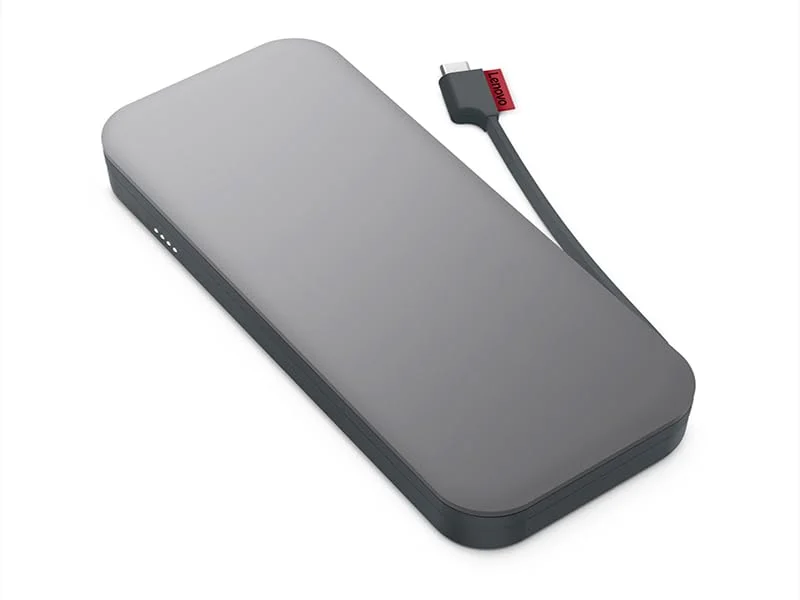 Lenovo Go USB-C Laptop Power Bank 20000mAh 65W with USB-A, Storm Grey - Thumbnail 10