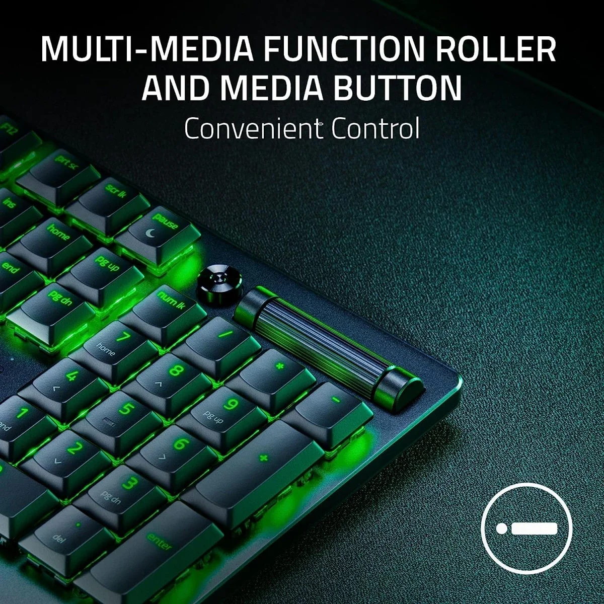Razer DeathStalker V2 Low-Profile Optical Gaming Keyboard - Linear Red Switches - Thumbnail 5