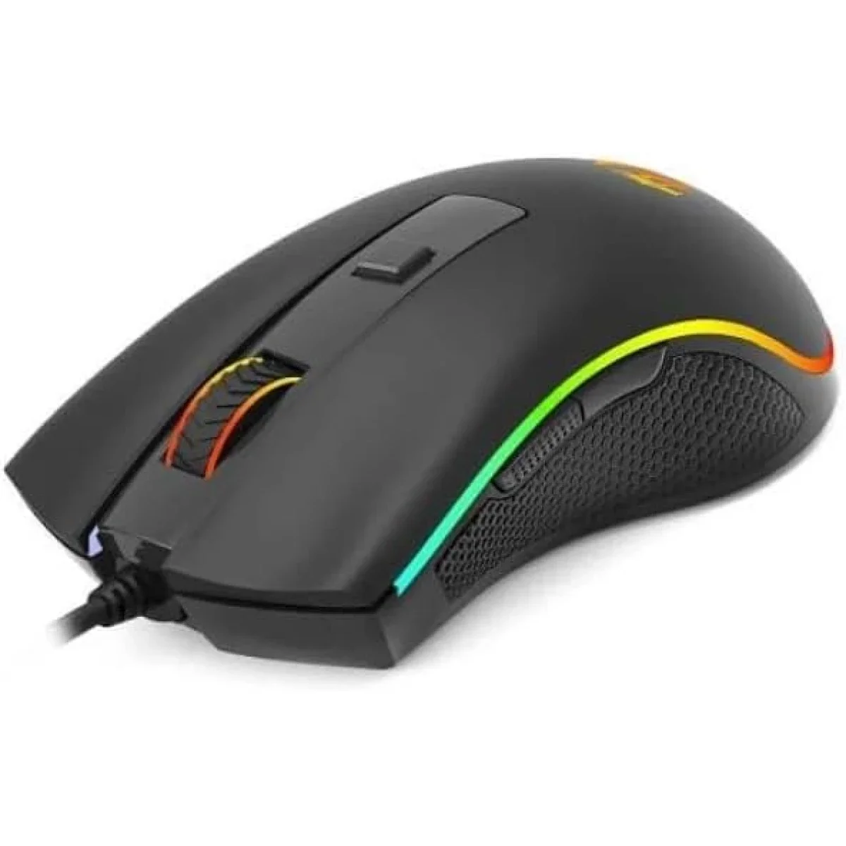 ماوس ألعاب سلكي Redragon M611-RGB بإضاءة RGB ودقة 12800 DPI - أسود - Thumbnail 4