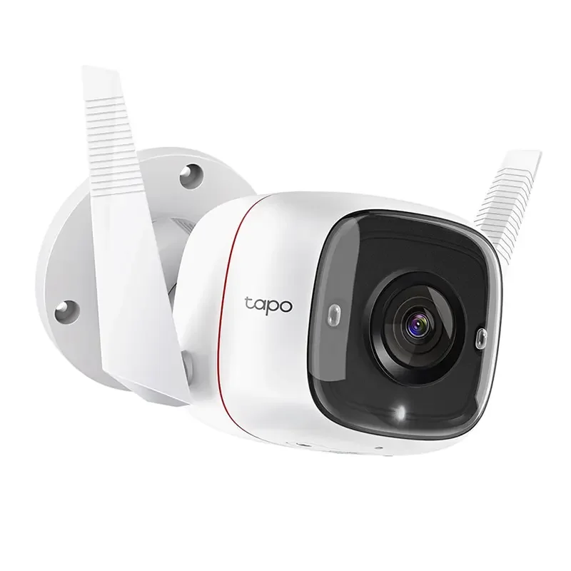 كاميرا مراقبة خارجية TP-LINK Tapo C310 بدقة 3MP 2K، واي فاي وإيثرنت، كشف حركة، صوت باتجاهين، IP66، microSD حتى 512GB ورؤية ليلية