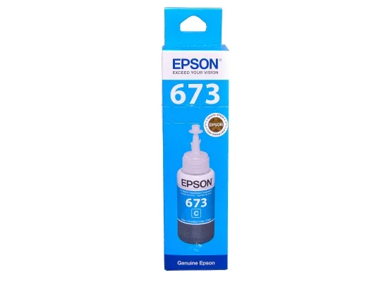 عبوة حبر EPSON T6732 سماوي أصلية - Image 2