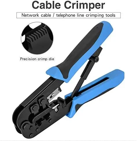 Dual Modular 2-in-1 RJ45 RJ11 Crimping Tool - Image 2