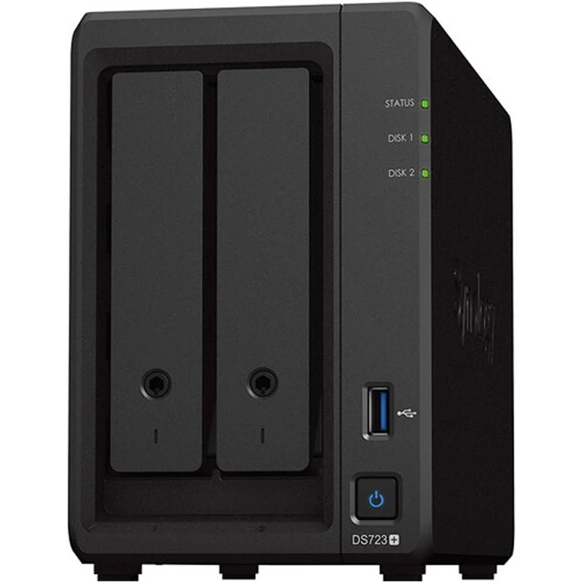 Synology DiskStation DS725+ 2-Bay Diskless NAS Server with AMD Ryzen R1600 and 2GB DDR4 RAM