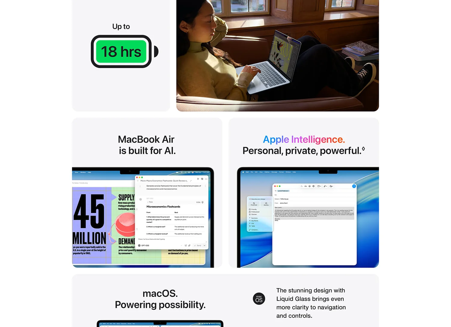 Apple MacBook Air 13.6-inch (2026) M5 10-Core CPU 8-Core GPU 16GB RAM 512GB SSD Sky Blue - Image 11