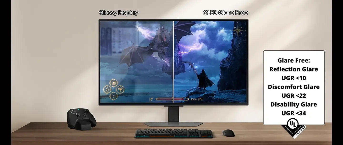 شاشة ألعاب Samsung Odyssey G8 FG810 مقاس 32 إنش QD-OLED بدقة 4K ومعدل 240Hz وزمن استجابة 0.03ms - Image 6