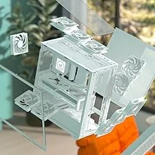 هيكل كمبيوتر Mini-Tower AeroCool D302A أبيض مع دعم رادياتير 360mm ومساحة لكرت شاشة 410mm - Thumbnail 13