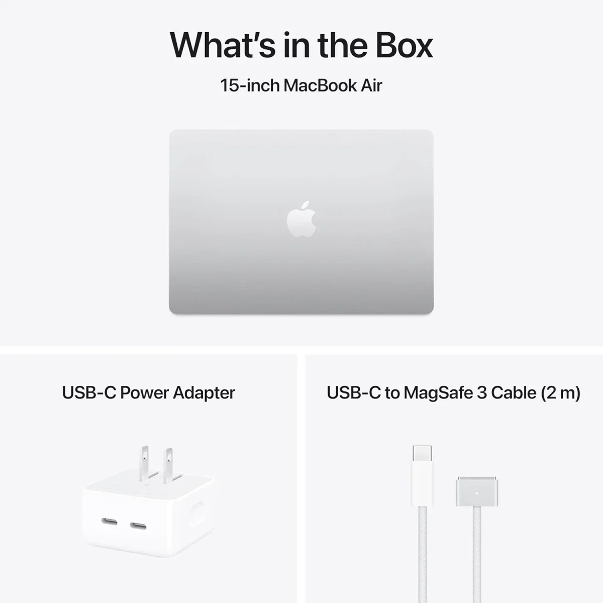 لابتوب Apple MacBook Air 15 2025 M4 رام 24GB سعة 512GB SSD شاشة 15.3 إنش فضي - Image 4