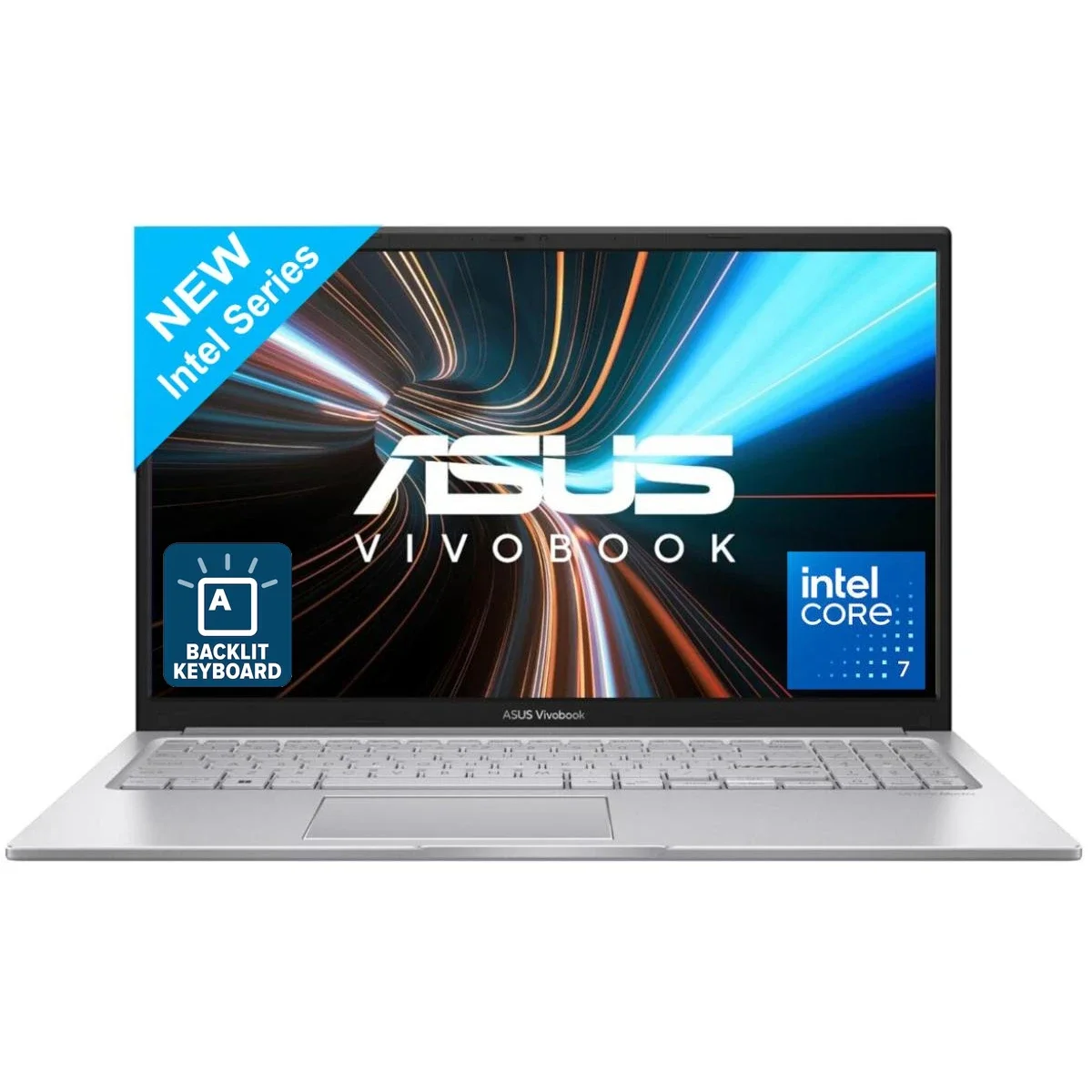 Asus Vivobook 15 (2025) F1504 15.6-inch FHD Laptop Core 7 150U 16GB RAM 512GB SSD Cool Silver - Image 1