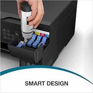 طابعة EPSON EcoTank L3252 خزان حبر متعددة الوظائف Wi-Fi، أسود - Thumbnail 9