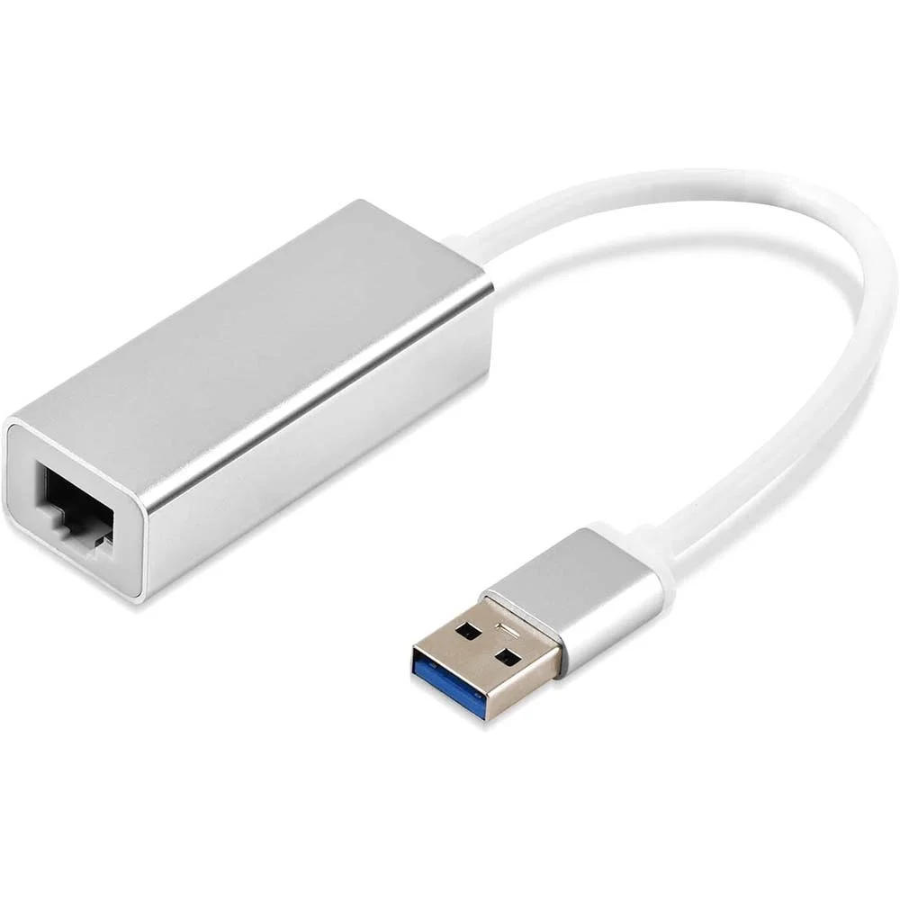 محول شبكة Trusting من USB-A 3.0 إلى إيثرنت جيجابت - فضي - Image 3