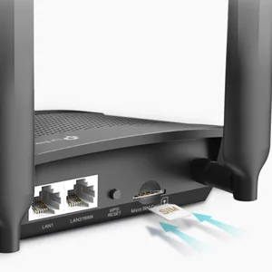 راوتر TP-LINK MR6400 واي فاي 4G LTE بسرعة 300 Mbps مع منفذ شريحة SIM - Image 4