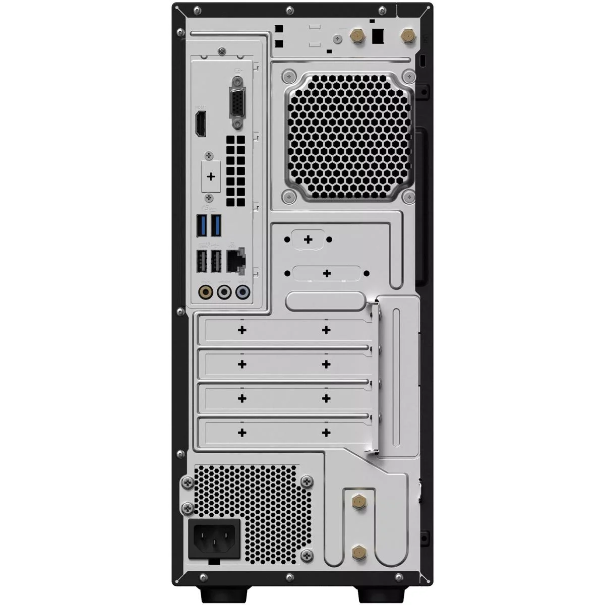 جهاز مكتبي Asus D501MER ExpertCenter D5 Mini Tower للأعمال، Intel Core i7-14700، رام 8GB DDR5، SSD NVMe بسعة 512GB - Image 2