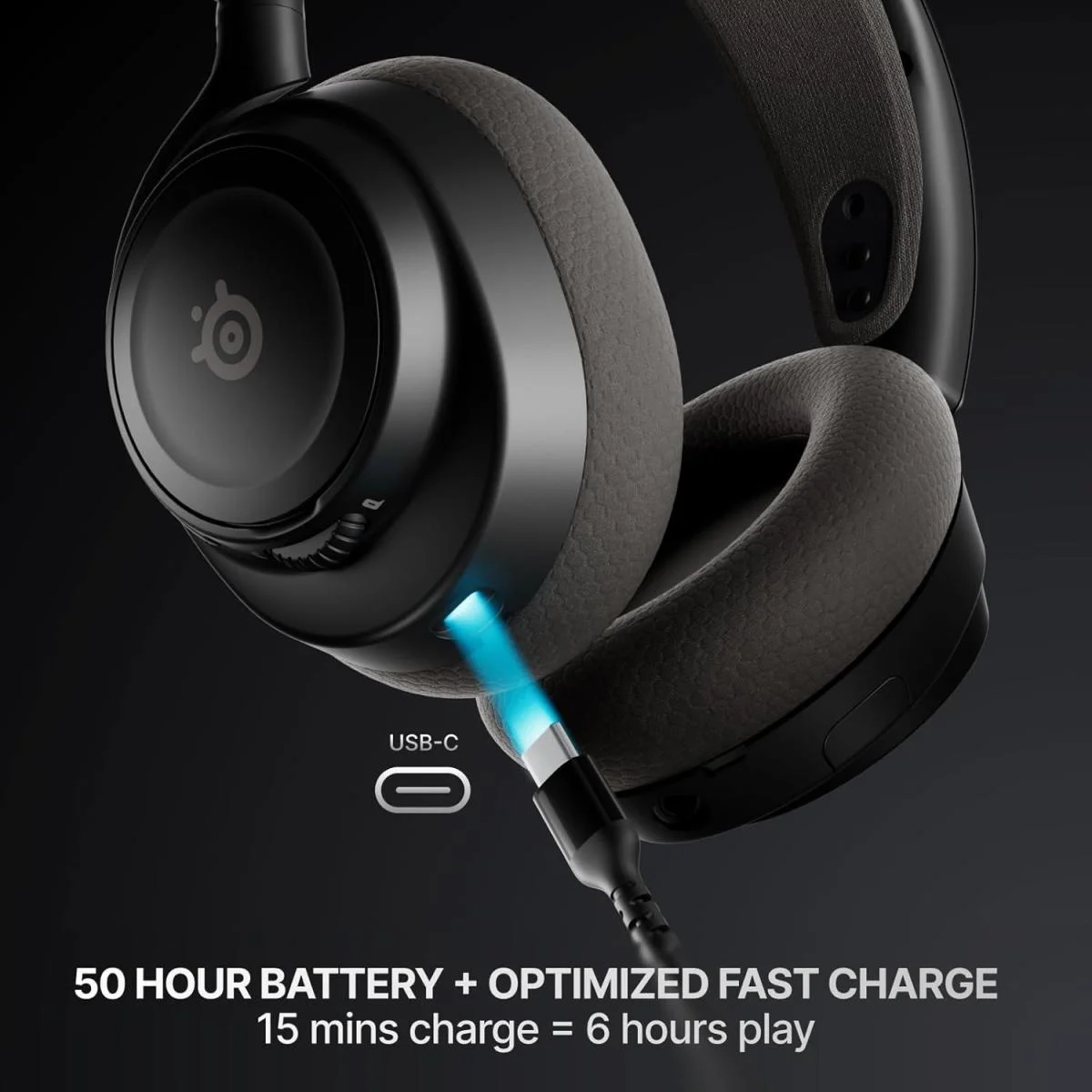 SteelSeries Arctis Nova 7X Wireless Gen 2 Gaming Headset with 2.4GHz and Bluetooth - Black - Image 3