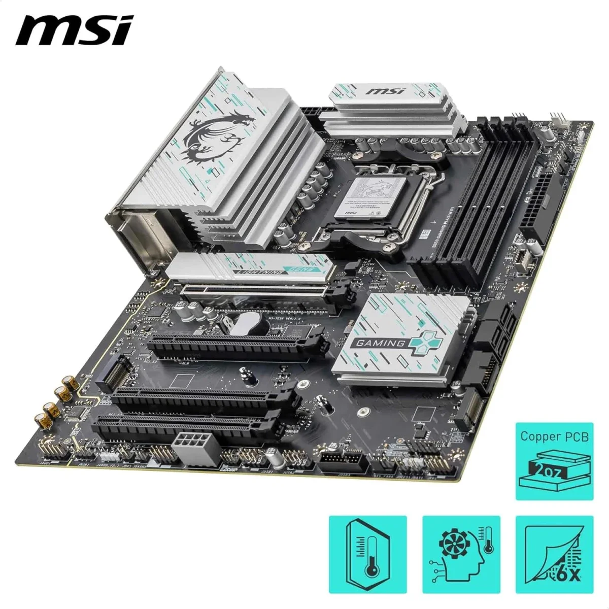 MSI B850 Gaming Plus WiFi AM5 ATX Motherboard - Image 3
