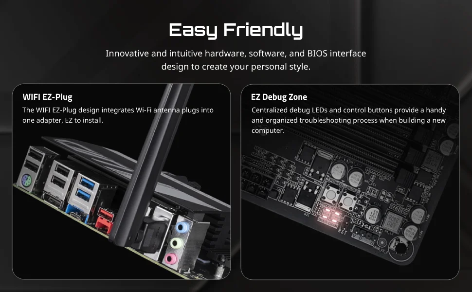 لوحة أم GIGABYTE Z890-UD-WIFI6E ATX لمعالجات Intel Core Ultra، LGA 1851، DDR5، 3 منافذ M.2، PCIe 5.0 - Thumbnail 10