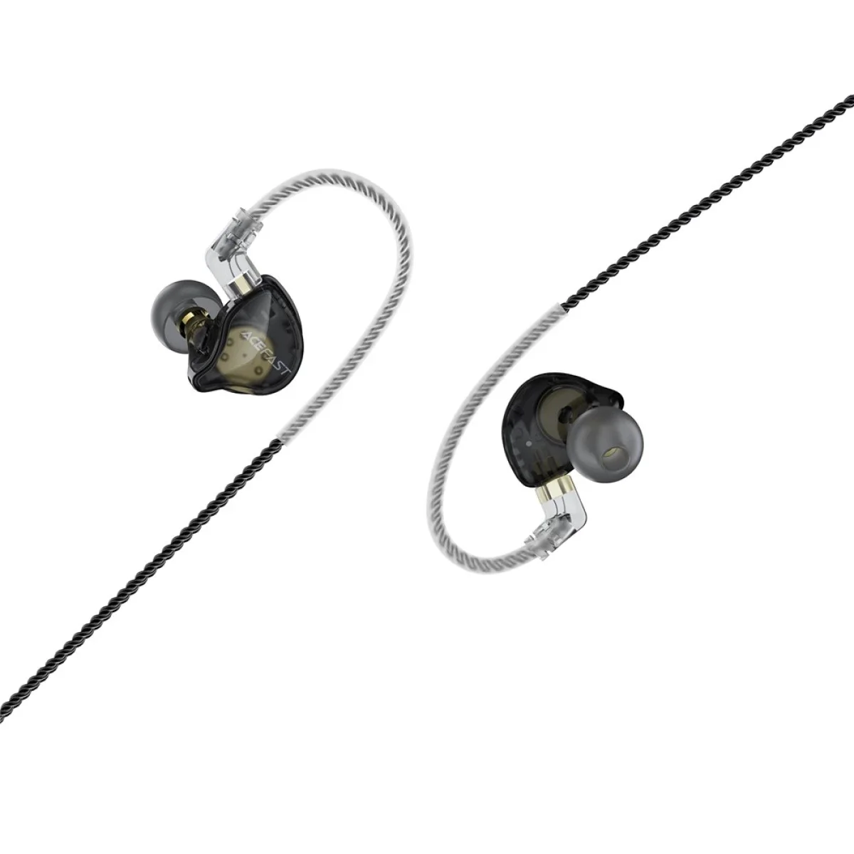 ACEFAST L11 USB-C HiFi Wired Earphones with Detachable Cable and Microphone - Black - Image 3
