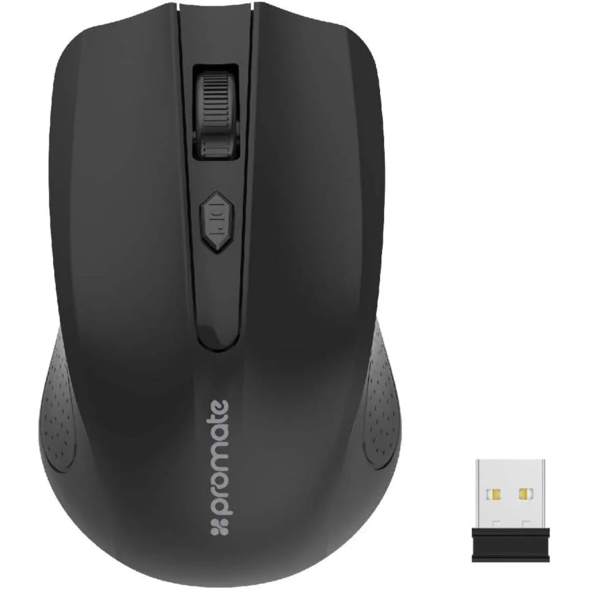 ماوس لاسلكي بصري محمول Promate Clix-8 مع مستقبل USB نانو