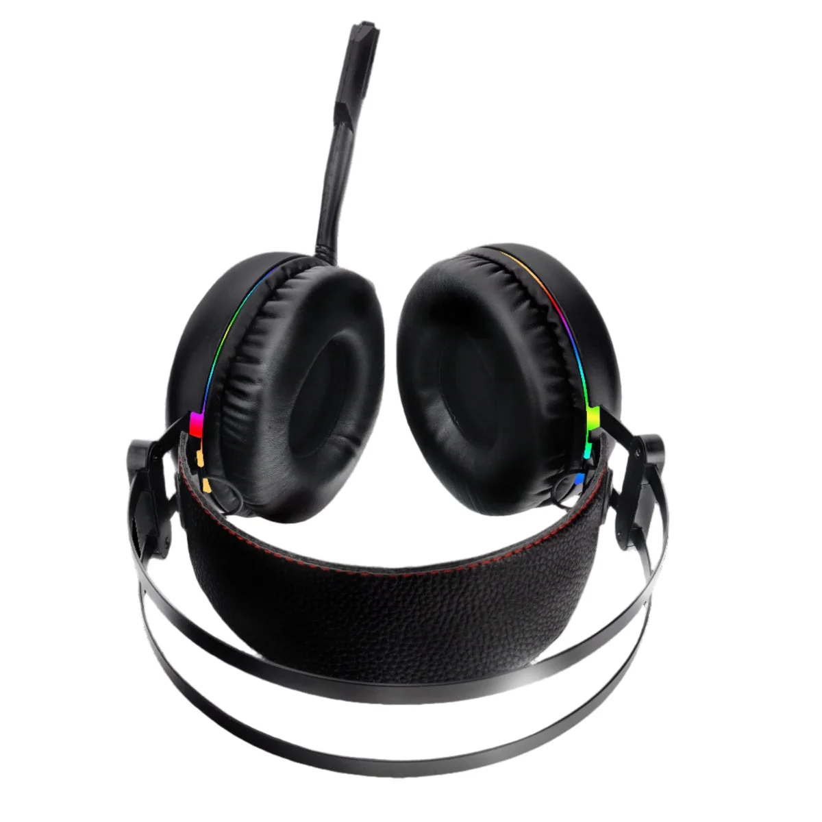سماعة ألعاب Dragon War G-HS-012 بإضاءة RGB وصوت AUX 3.5 مم + USB للإضاءة، أسود - Image 3