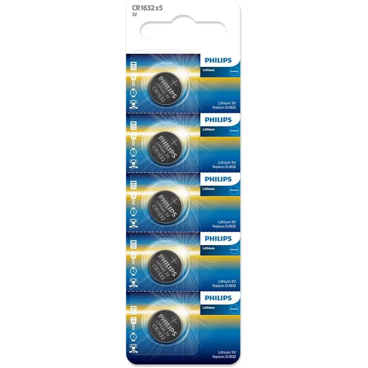 بطارية Philips CR1632P5B/97 ليثيوم دائرية CR1632