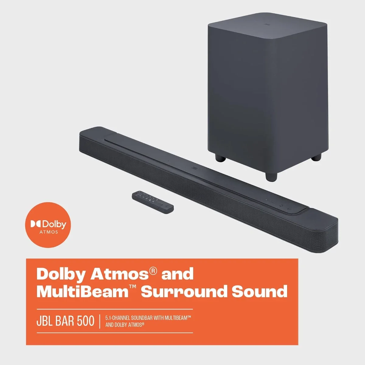 ساوند بار ومضخم صوت لاسلكي JBL Bar 500 | القوة القصوى 590W لتجربة صوتية محيطية لا تُنسى JBL Bar 500 - Image 5