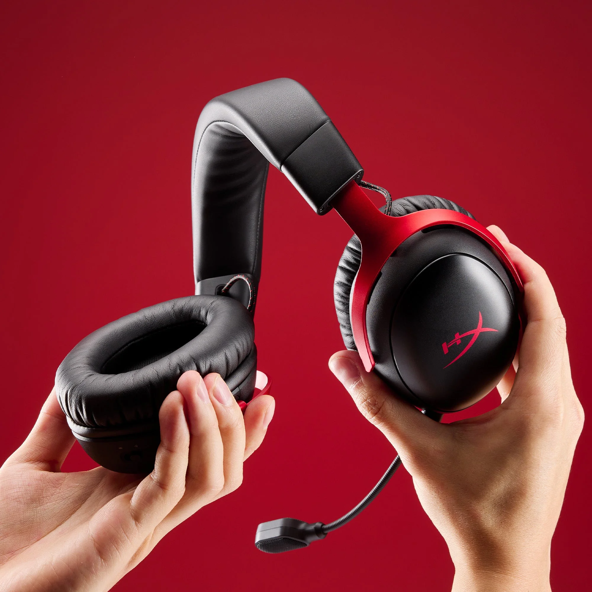 سماعة ألعاب Hyper X Cloud III S (2025) لاسلكية بمحركات 53 مم، أسود - Thumbnail 21
