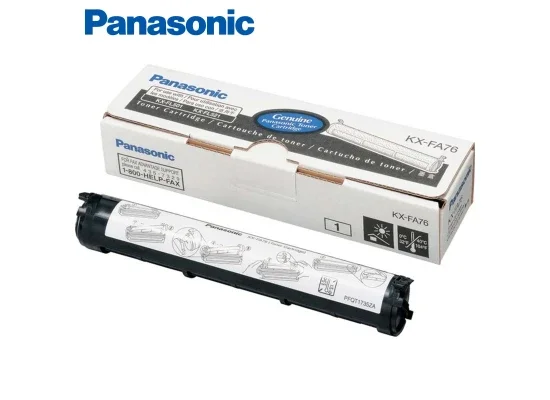 خرطوشة تونر ليزر Panasonic KX-FA76 أصلية باللون الأسود - Image 2