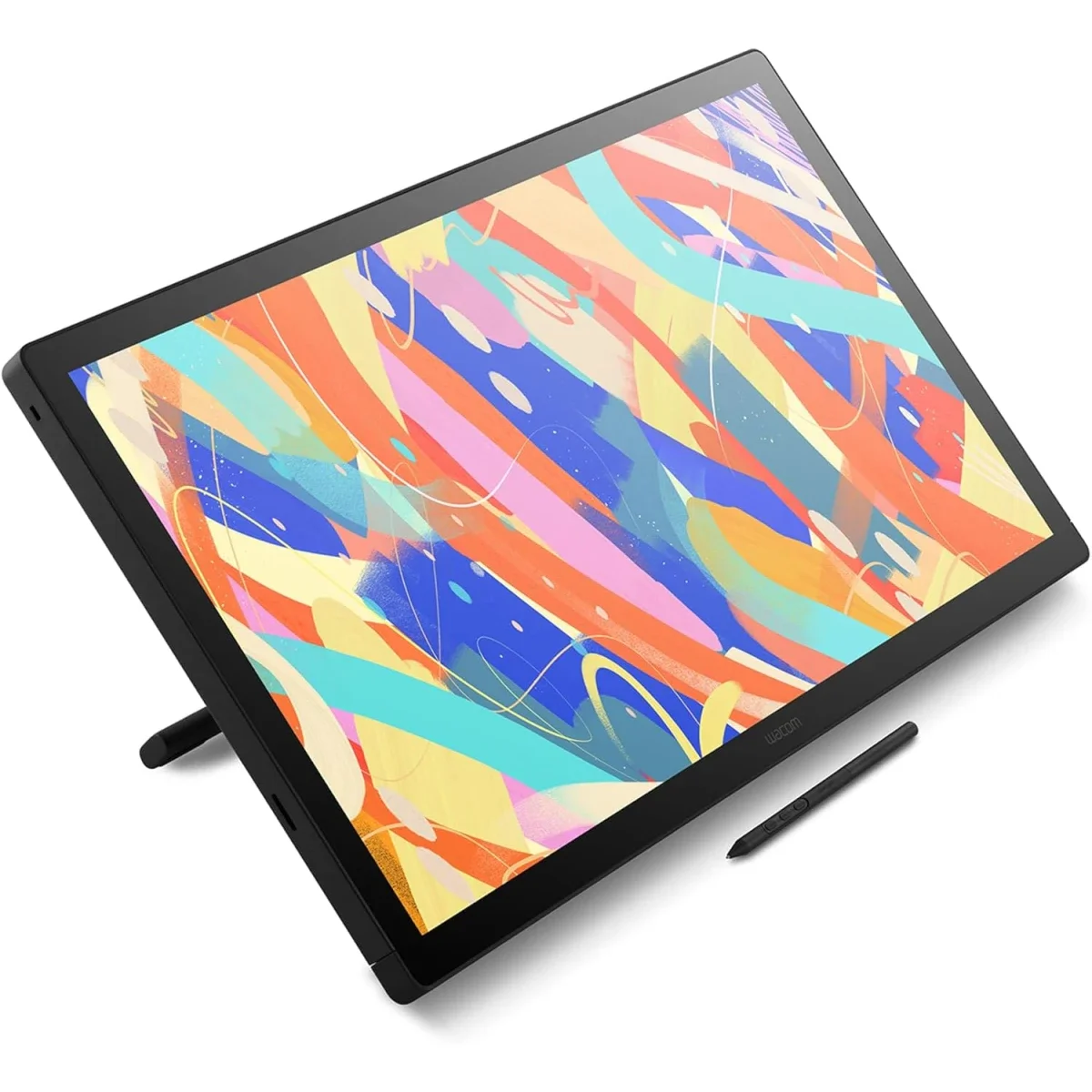 شاشة رسم Wacom Cintiq 24 مقاس 23.8 إنش مع حامل، دقة 1920x1080، DTK246K0B - Thumbnail 2