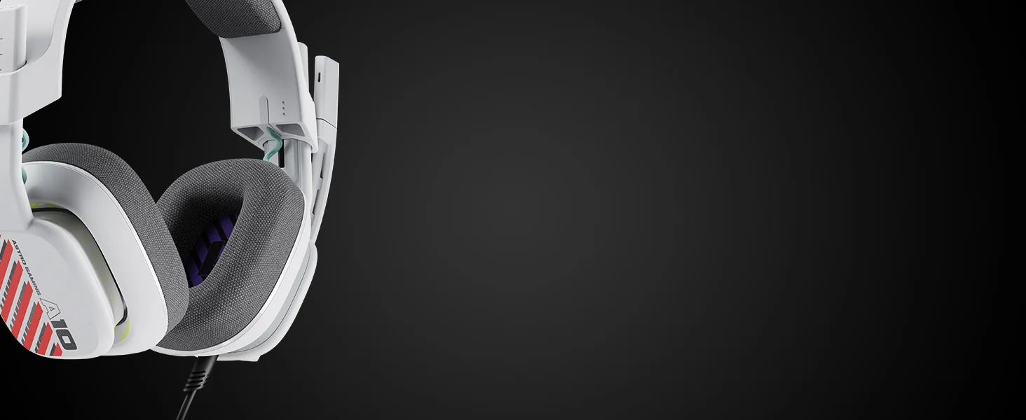 Logitech Astro A10 Gen 2 Wired Gaming Headset with 32mm Drivers - White/PS Edition - Thumbnail 10
